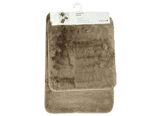 Комплект от 2 постелки за баня БЪНИ BEIGE